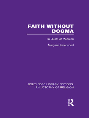 cover image of Faith Without Dogma